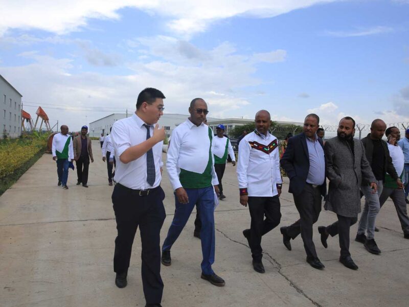 Team from State Minister of Ethiopia’s Ministry of Finance and sebeta city Mayor office visted Woda